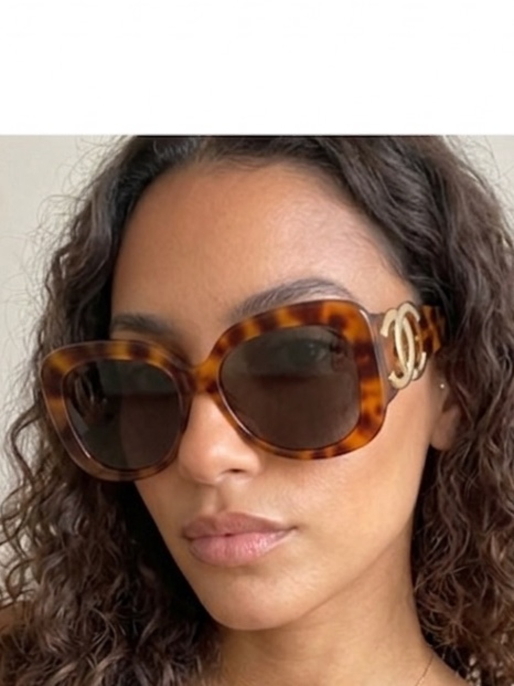 CHANEL Vintage Tortoiseshell Sunglasses